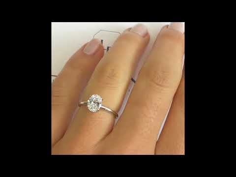 1 CARAT DIAMOND SIZE COMPARISON on FINGER & HAND w/ 1.5, 3, 2, 4, .5, .33  Ct ENGAGEMENT RINGS BUYING - YouTube