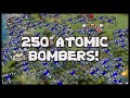 EMPIRE EARTH: 250 ATOMIC BOMBERS VS HARD AI - EPIC!