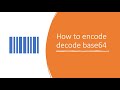 How to Encode and Decode Base64 Strings With Mac OS or Linux