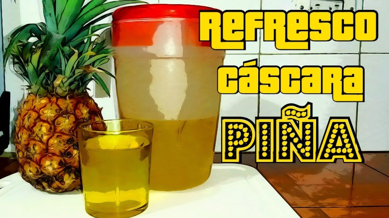 Refresco de Cáscara de Piña 🍍🥤
