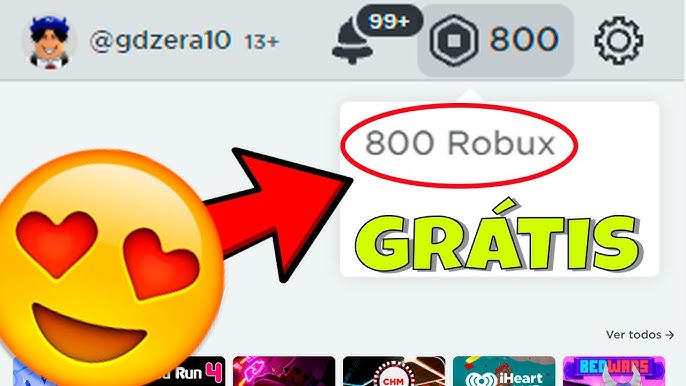 COMO GANHAR 800 ROBUX GRÁTIS 😲 