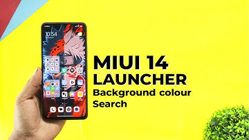 Miui 14 Stable System Launcher With Background Colour And Swipe Down Features