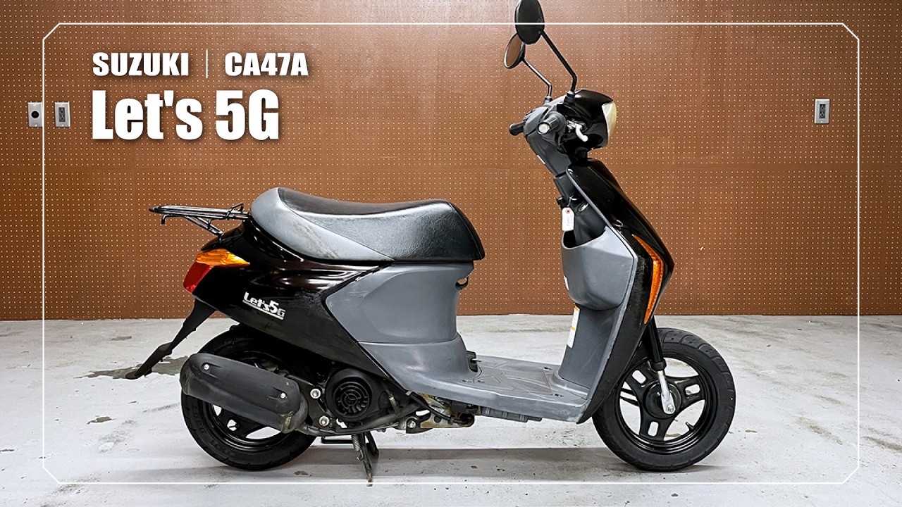 7604km レッツ5G  CA47A スズキ　原付★ 始動動画あり SUZUKI】Let's 5G｜CA47A - YouTube