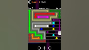 Flow Free 11X11 Jumbo Pack walkthrough level 17