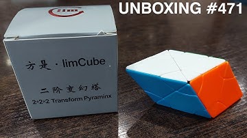 Unboxing №471 Ромбоэдр Трансформер 2х2 | f/s LimCube 2x2x2 Transform Pyraminx Rhombohedron