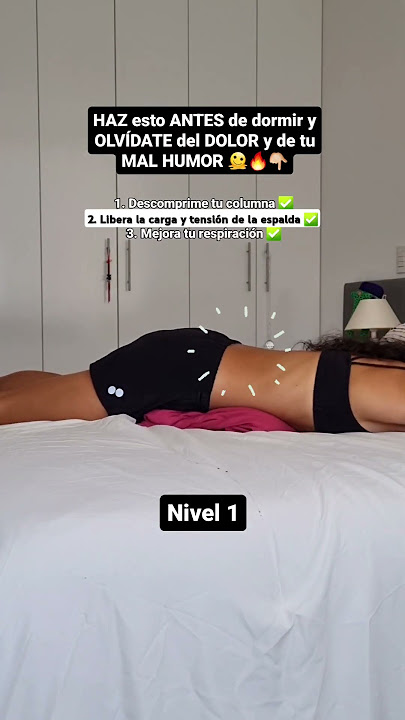 ☀️¿CÓMO ESTIRAR LA ESPALDA EN LA MAÑANA?💥