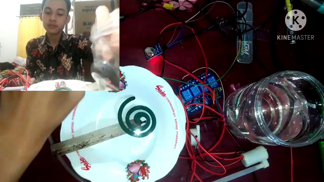 Prinsip Kerja Sensor Api,Asap,dan Air dengan Output Pompa dan Buzzer ...