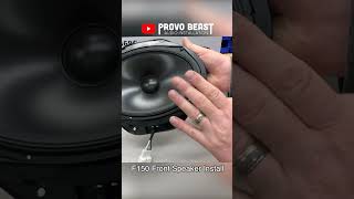 Ford F150 Front Door / Dash Speaker Install | #shorts