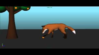 Realistic creature animation - Fox WIP 01