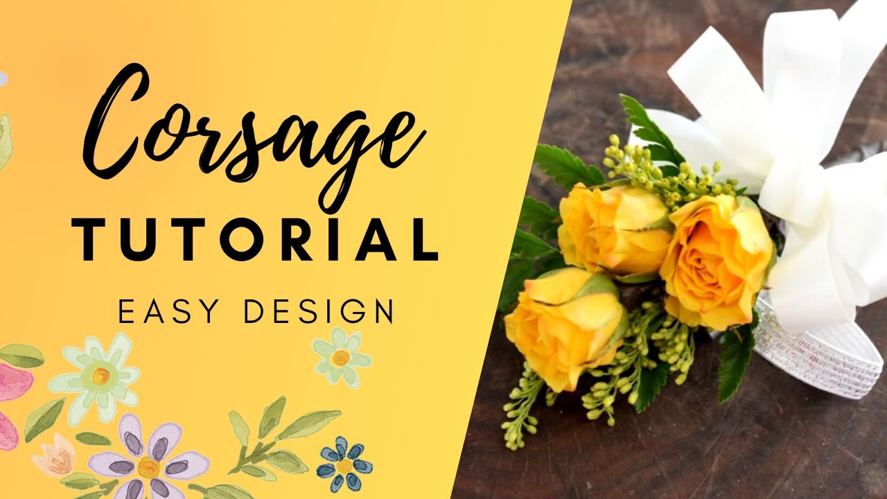 How to make a corsage! - EASY