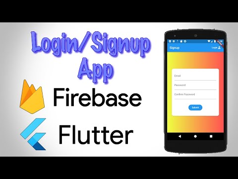 Simple Login/Signup App Using Flutter & Firebase (Part 1)