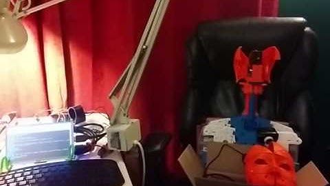 InMoov 3D Printed Robot Raspberry Pi