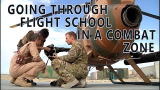 Going through Flight School in a Combat Zone
U.S. Army Instructor Pilot Andrew Montenero is impressed by the capability of Afghan Air Force pilots, who are becoming increasingly independent.
They are essentially going through flight school in a combat zone. So theyre learning a lot of the tactics, and things we try to instill in them, on the job, while theyre fighting. #ForAFG Going through Flight School in a Combat Zone