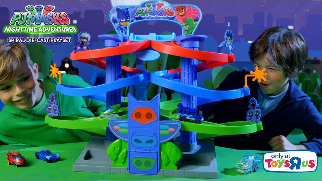 Masks NIghttime Adventures Spiral Die-cast Playset Commercial YouTube