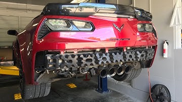 Corvette Z06 Corsa NPP Exhaust Install ***HARD REVS***