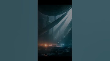 Sci-Fi Settlement Concept Art Generation Time-lapse #5  #space #conceptart #digitalart