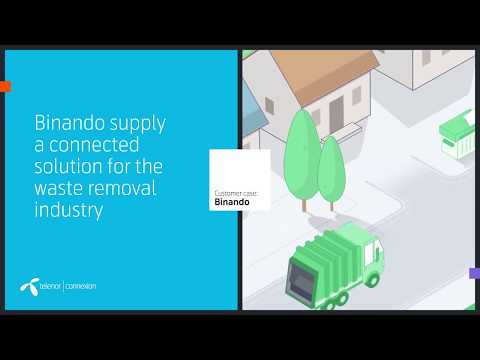 Customer Case: Binando · Connected solutions for waste removal · Telenor Connexion