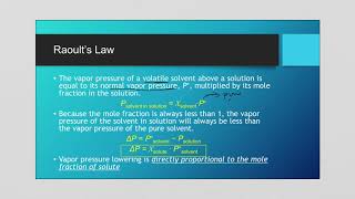 Gen. Chem. 2 - Ch. 14 - Colligative Properties