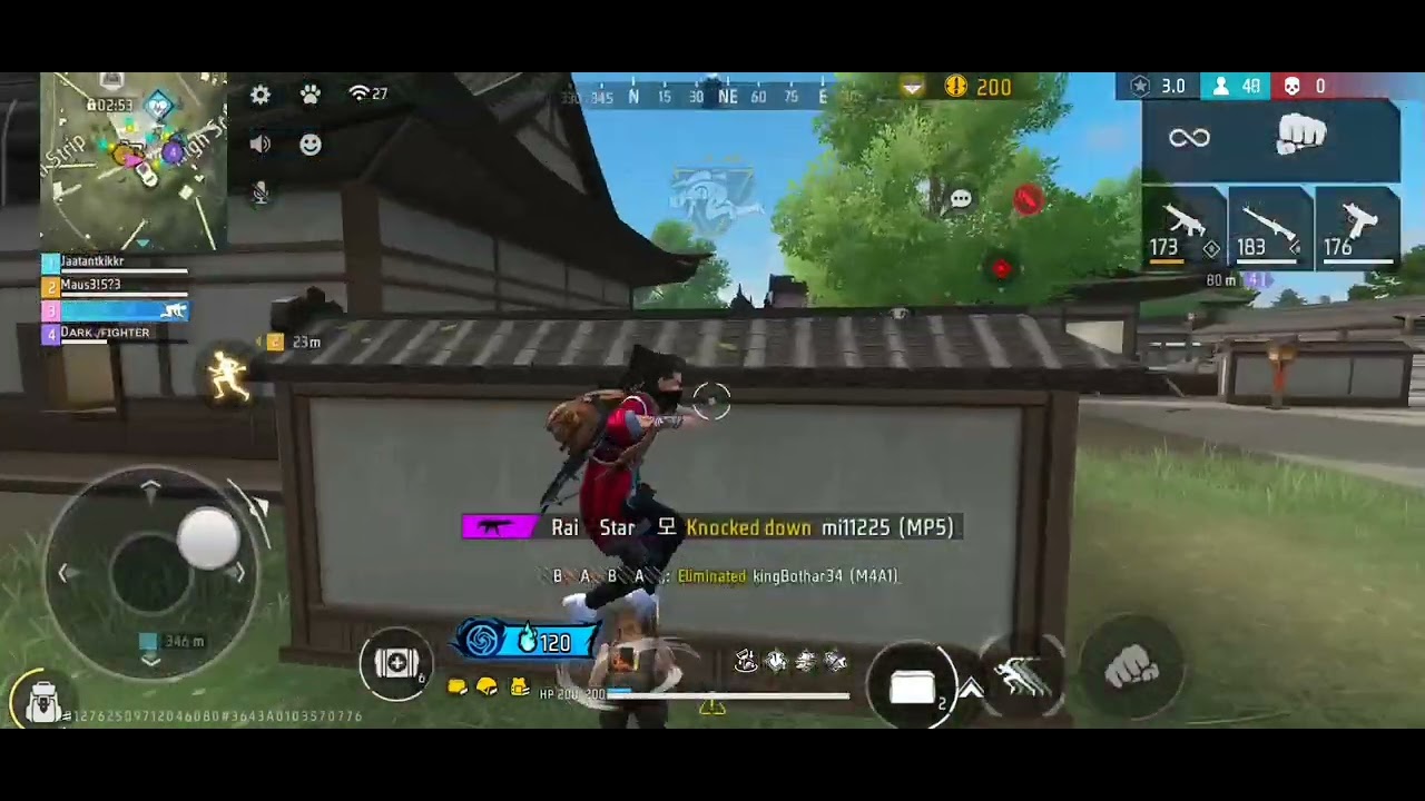 Free fire Match br rank highlights highskool 