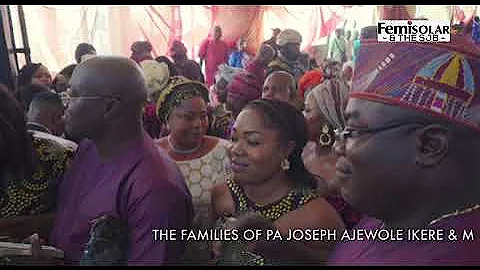 FEMI SOLAR AT AYETORO EKITI.  OLUWAFUNBI & OBAFEMI'S WEDDING. PRT 2