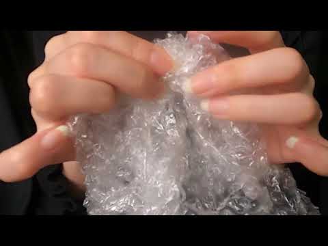 【ASMR】手でプチプチをつぶす音/crush/bubble wrap popping/音フェチ/無言/no talking/