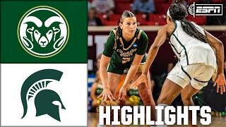 Round Of 64 Csu Rams Vs. Msu Spartans Full Game Highlights Ncaa Tournament