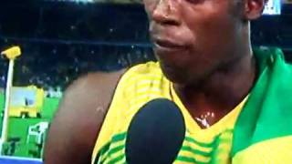 Usain Bolt | Interview After Berlin Final | 9.58 WORLD RECORD