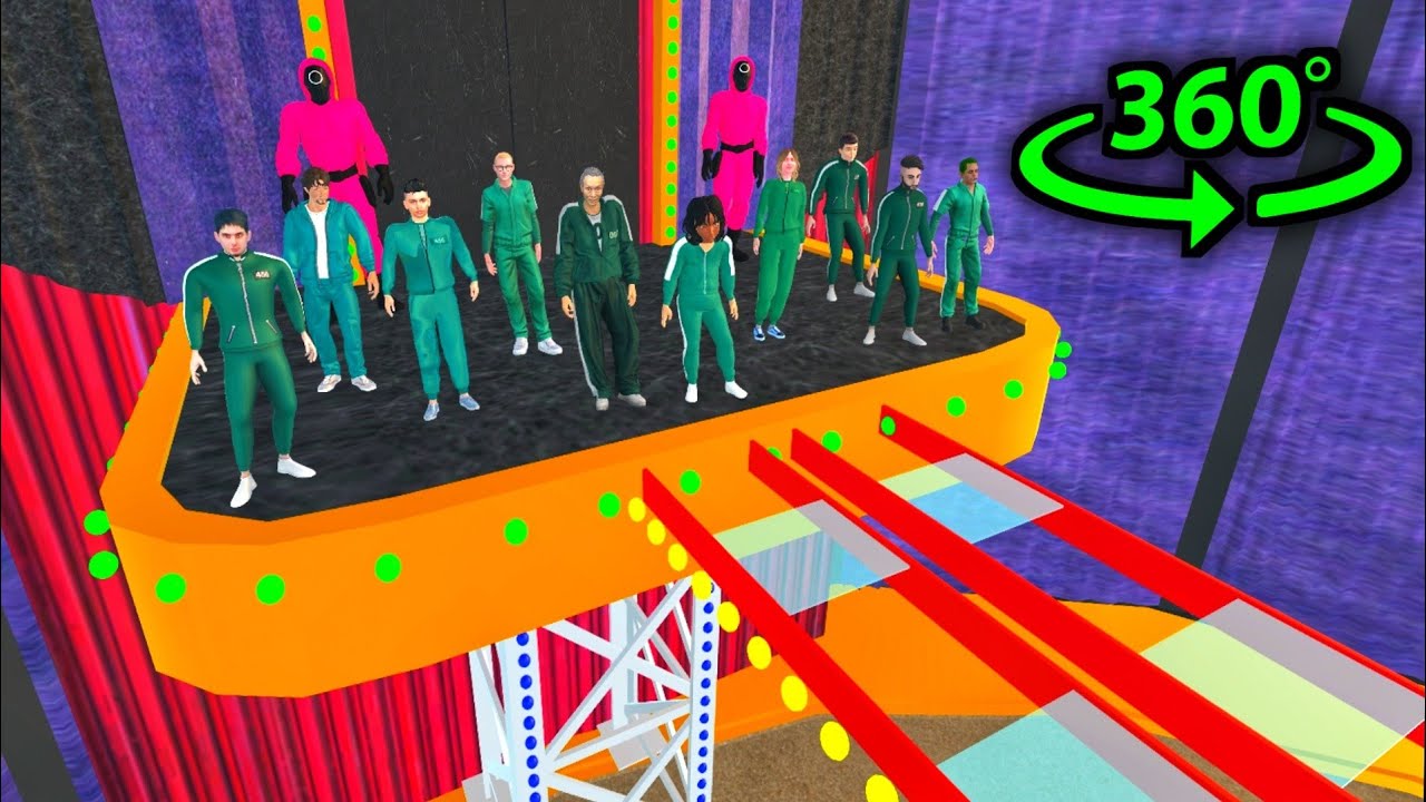 Glass Bridge Challenge - SQUID GAME | 360° VR Experience