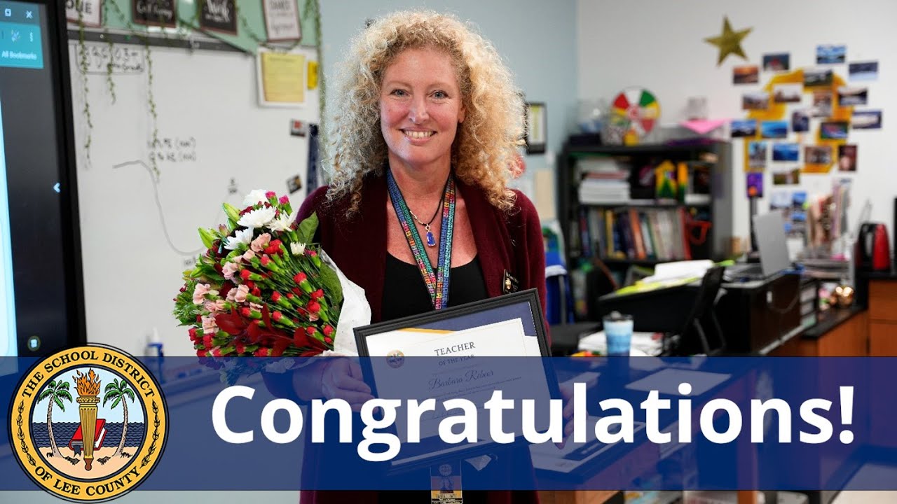 2025 Lee County Teacher of the Year - YouTube