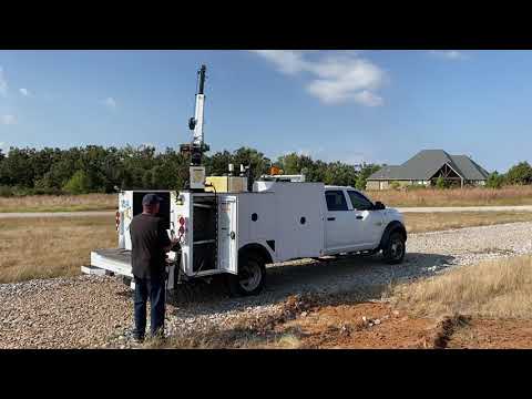 Mechanic working on a truck