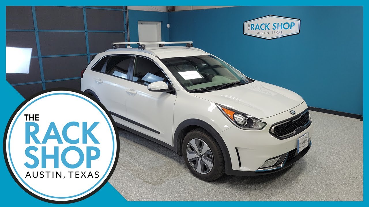 20172022 Kia Niro Thule Flush Rail WingBar Evo Complete Roof Rack