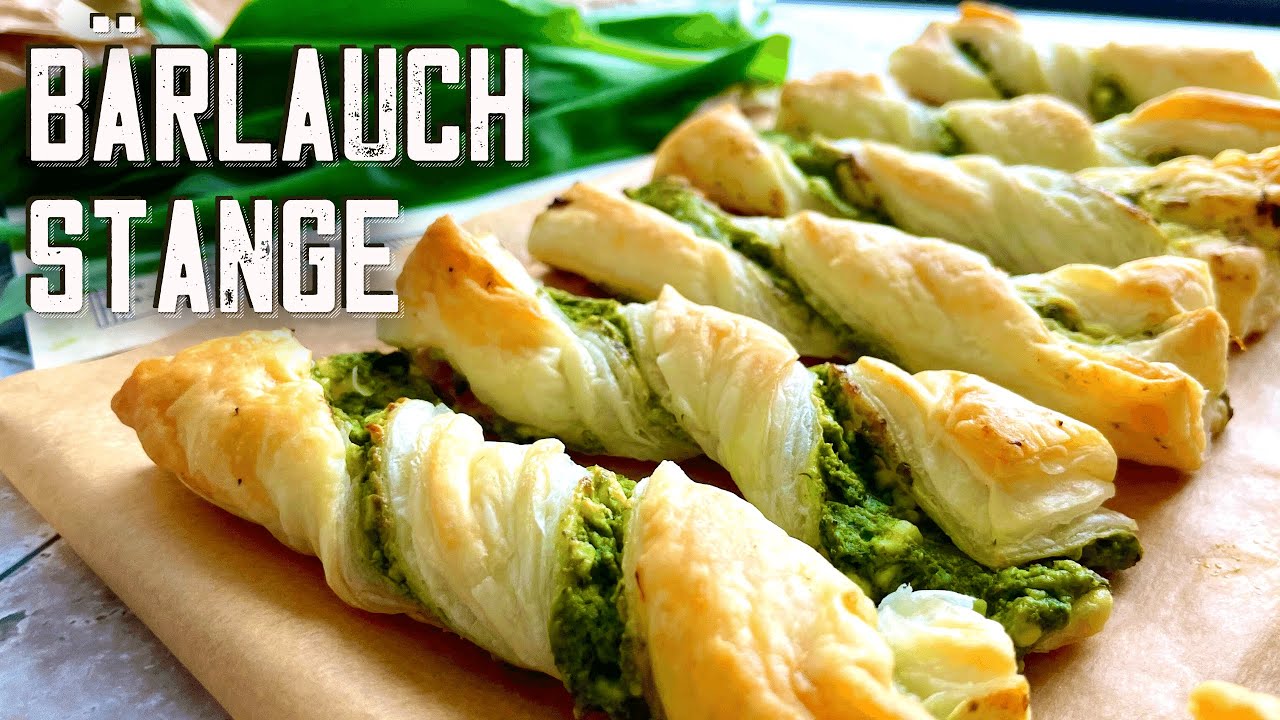 Einfache Knusperstangen mit Bärlauch-Creme: Einfaches Rezept zum Nachmachen