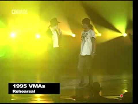 MICHAEL JACKSON REHEARSES WITH SLASH VMA 1995