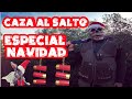 Caza al SALTO de conejos y perdices con Perro de muestra en navidad  🎄