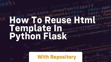 How to reuse html template in python flask