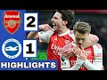 Arsenal vs Brighton | 2-1 | Premier League | Match Highlights | ⚽🔥