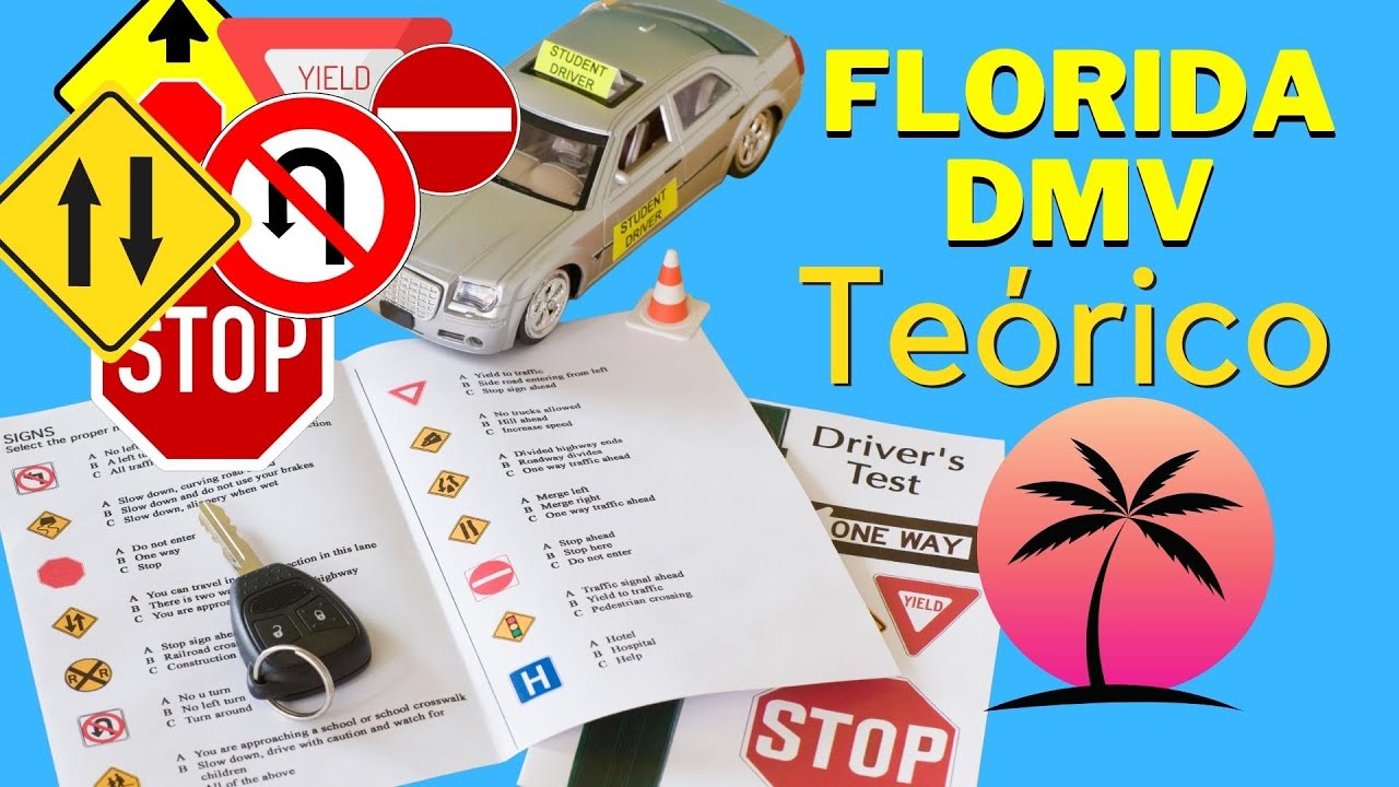 FLORIDA EXAMEN TEORICO DE CONDUCIR DMV (2022 -2023 )ACTUAL.Preguntas de