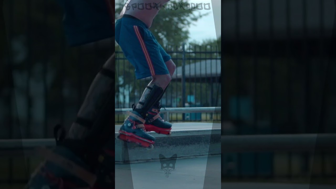 First Switch Up On A Down Ledge! #aggressiveinline #rollerblading #inlineskating