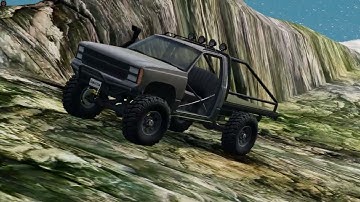 Messing with the Mesh Road editor in BeamNG drive-unfinished test🎃