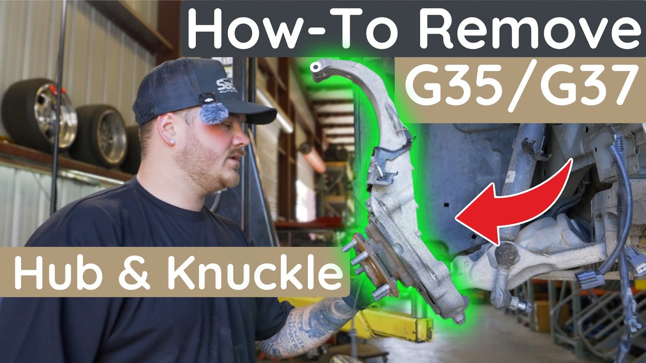 Как снять переднюю ступицу и поворотный кулак G35/G37 | Руководство эксперта-самоучки