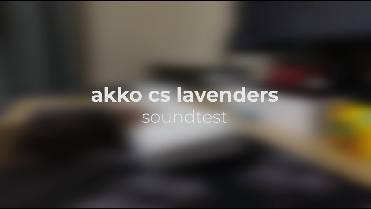 akko cs lavenders sound test on rumi61 (asmr)