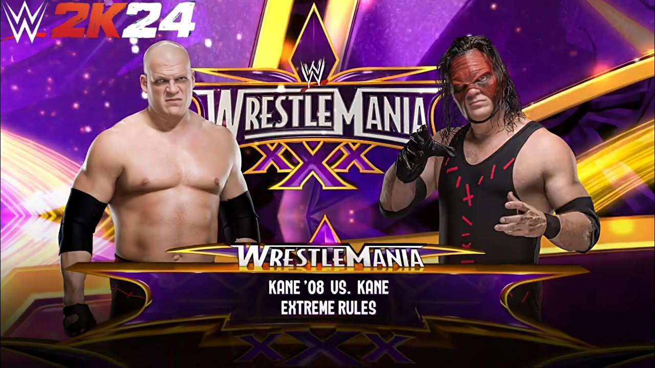 🔥⚠️Extreme Brutal Match - KANE VS KANE | WWE 2K24 Gameplay | PS4 (1080p)