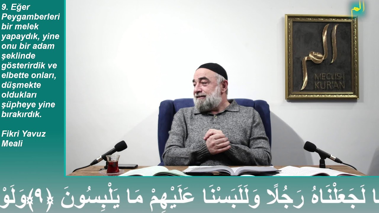 En’am Suresi 7-9. Ayet (Biz Aşikar Bir Kitap veya Melek İndirsek Bile Kafirler Hakkı Kabul Etmezler)