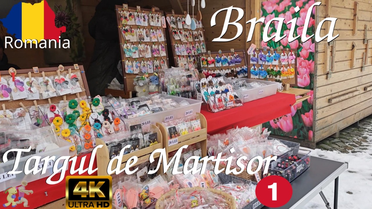 [🇷🇴Romania ] Targul de Martisor Braila | Deschis pana pe 8 Martie | 4K 60fps