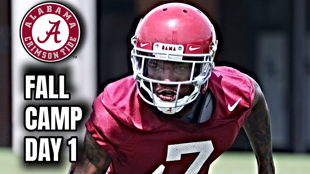 New 2022 Alabama Fall Practice FOOTAGE Day 1 YouTube