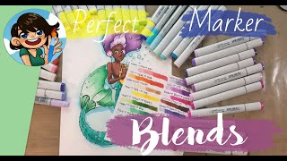 Easy Copic Marker Blends Using Color Triads