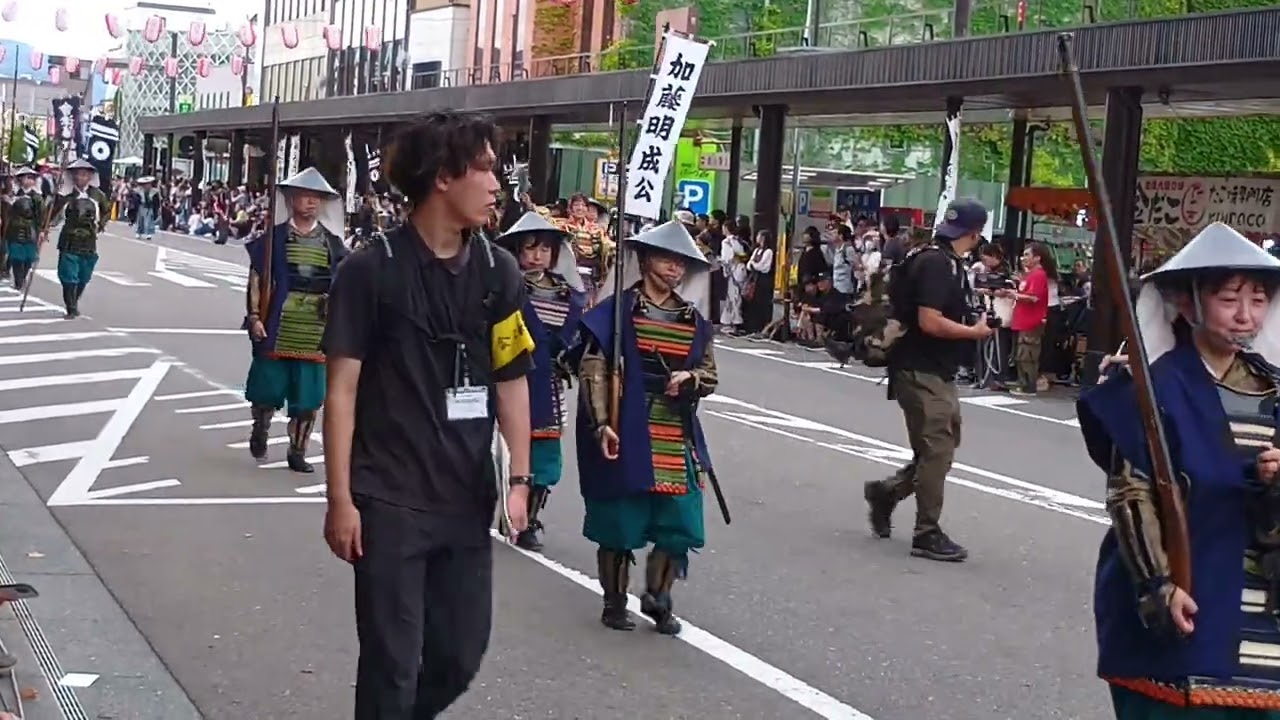 2025会津秋まつり　会津藩公行列（神明通り）その1