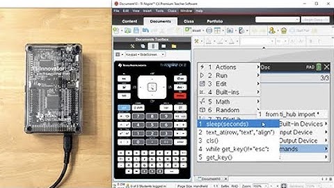 TI-Innovator Hub: Write Your First Program