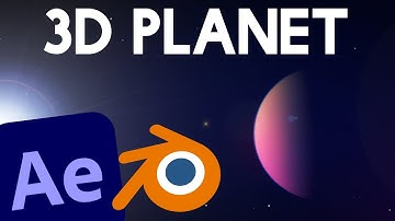 Animating a 3D Planet in After Effects & Blender