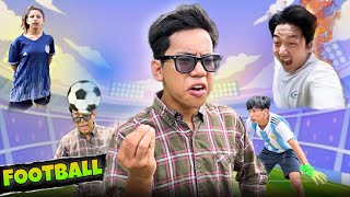 FOOTBALL ( COMEDY VIDEO ) || JERRY LIMBU